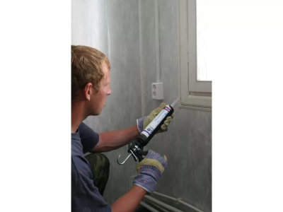 Пистолет для герметика ЗУБР МАСТЕР 310 мл,полукорпусной.