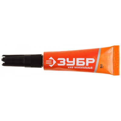 Моментальный клей ЗУБР , суперклей 5 секунд, 3 г на мультикарте.