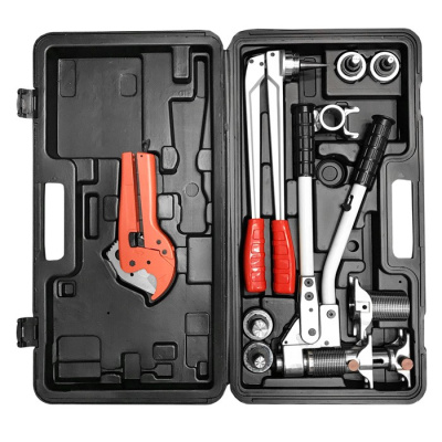 Комплект механического инструмента PEXcase STOUT для труб Pex и аксиальных фитингов 16,20,25,32