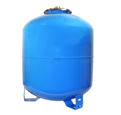 Гидроаккумулятор синий 50 л. вертик. подкл. 1" сверху UNIPUMP , мембрана EPDM, фланец нерж. 26831