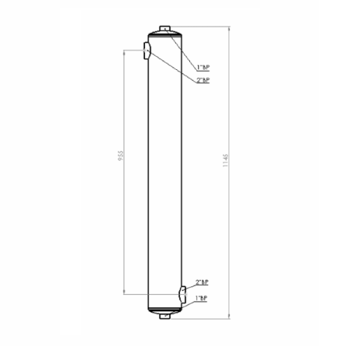 Теплообменник для бассейна Мощность 120 кВт 2х1,1/2 ТО 120.10 AISI 304 ПроксиТерм