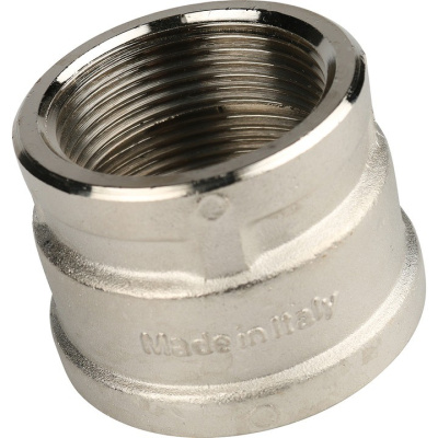 Фитинг   STOUT Муфта переходная 1,1/2x1,1/4  SFT-0006-112114 внутренняя резьба латунь никелированная