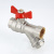 Кран шаровый со встроенным фильтром, рукоятка бабочка 1/2" вн.-вн. COMBI VALTEC  VT.293.N.04   