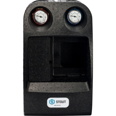 Насосная группа для твердотопливных котолов 1" без насоса в изоляции SDG-0014-002501 STOUT 