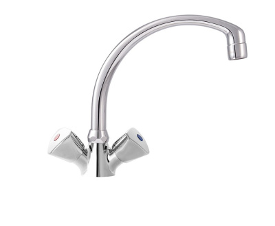 106 E CER  Смеситель для мойки, излив 180 мм. с керамической кран-буксой MOFEM