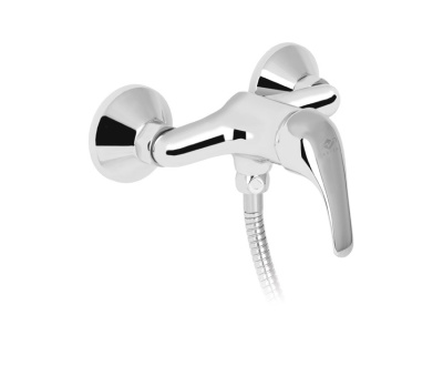 402 JUN  Смеситель для душ.кабины без излива с настенным держателем MOFEM