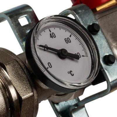 Комплект коллекторный блок с расходомерами STOUT 1"х 9 вых x 3/4" SMS 0907 000009 нерж. сталь