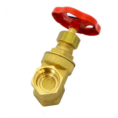 Клиновая задвижка  латунь 1/2"  Давление 10 Бар UNI-FITT