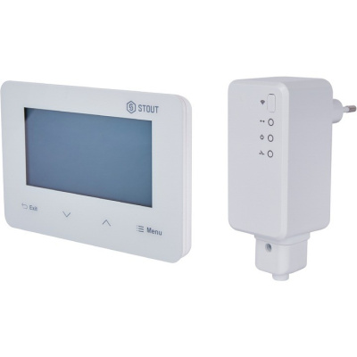 Беспроводной комнатный двухпозиционный регулятор ST-293v2, белый STE-0101-029321 STOUT