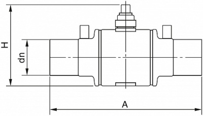 ROFITT  VS225 Кран шаровой ПЭ Стандарт  PE100, -225