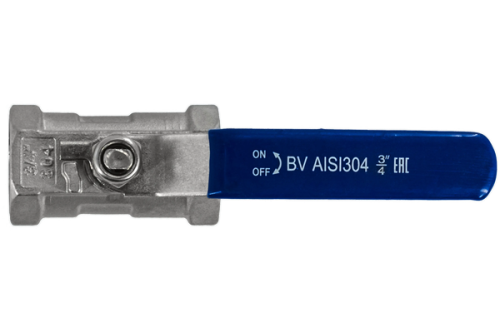 Кран шаровый  стандартнопроходной вр/вр 2" AISI 304 нержавеющей стали