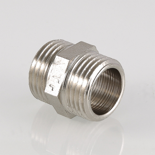 Ниппель 2" нар.-нар. латунный никелированный фитинг                            VALTEC VTr.582.N.0009