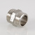 Ниппель 2" нар.-нар. латунный никелированный фитинг                            VALTEC VTr.582.N.0009