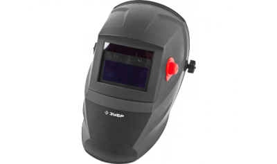 Маска сварщика ЗУБР "МАСТЕР"с автозатемнением 92х42мм изменяемое затемнение 9-13,сменные Li батареи