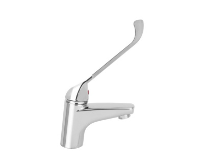 101 JUN EVO MED  Смеситель для умывальника, медицинский c металич. донным клапаном  MOFEM 