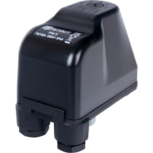 Реле давления для водоснабжения PM5G, 1-5 бар, 1/4 с накидной гайкой STOUT SCS-0001-000005