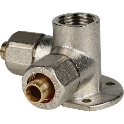 Тройник настенный с креплением STOUT 1/2"x16x16                                      SFS-0014-001216
