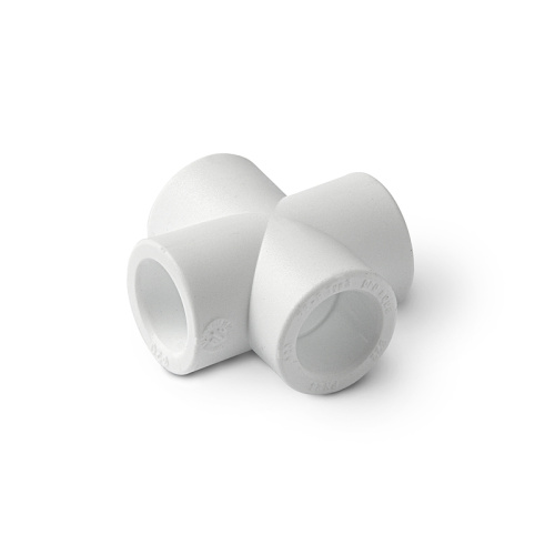 PRO AQUA PP-R Крестовина 25                               Белый PA17010P полипропиленовый (фитинг)