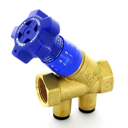 Балансировочный вентиль   1.1/4" Cimberio с прямым шпинделем Без измерительных ниппелей