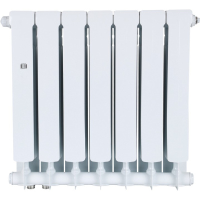 Биметаллический  секционный радиатор STOUT Space 5 секции нижнее подкл 3/4 500/90 SRB-0320-050005