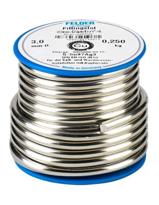 Припой МЯГКИЙ Sn97Ag3 250г.