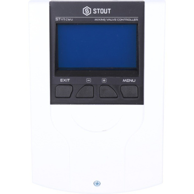 Контроллер для управления работой смесительного клапана i-1 CWU STE-0101-001002 STOUT