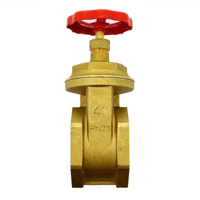 Клиновая задвижка латунная, 4"  Давление 20 Бар Itap