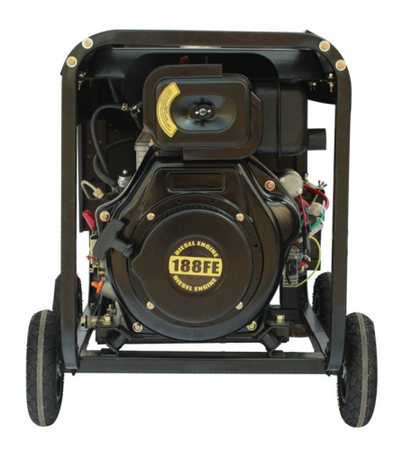 Генератор дизельный D7500EW, 220V, 5,7 кВт, электростарт, бак 12.5 л, прод. раб. 6,5 час, FOXWELD