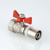 Кран шаровый под пресс, рукоятка бабочка 16х1/2 вн.   VALTEC   VT.242.N.1604