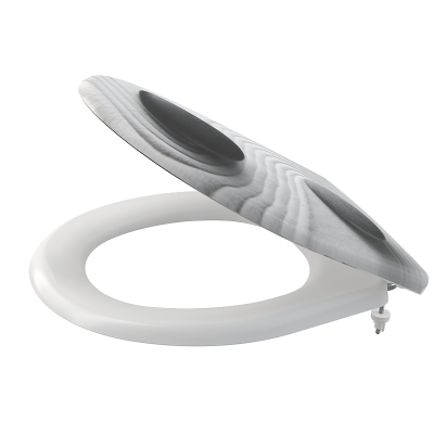 Сиденье для унитаза универсальное  ALCAPLAST A604 SOFTCLOSE ZEN дюропласт  с антибак.  свойствами