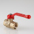 Кран шар. СТАНДАРТ, длинная рукоятка 3/4", вн.-вн. (PN40) VALTEC VT.120.GN.05