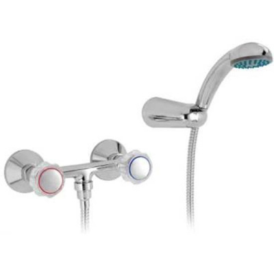 402 PRIM  Смеситель для душ.кабины без излива. с лейкой Антика с  классической кран-буксой MOFEM