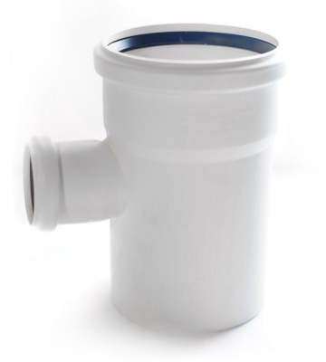 Тройник DN 110 x 50 x 110 / 45 мм   REHAU Raupiano Plus (Цвет Белый)                    11213041001