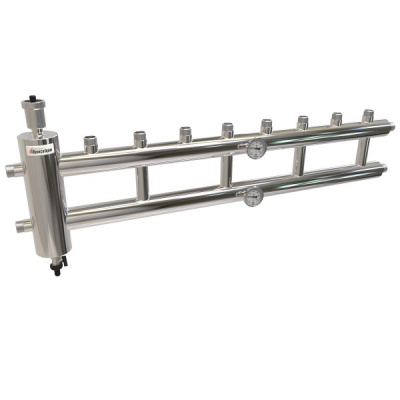 Коллектор с гидрострелкой 60 кВт 5 контуров 1х1 GSK 25-4.1 AISI 304 ПроксиТерм