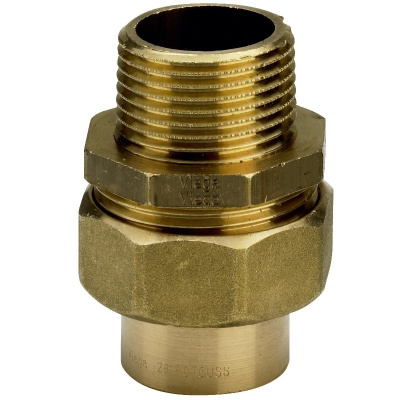 Сгон прямой медь пайка Наружная резьба 12x1/2''  VIEGA