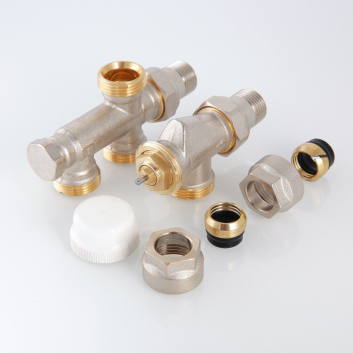 Термостатический узел для нижнего подкл. рад. Однотрубная система (комплект) 1/2"х50% VT.225K.N.E040