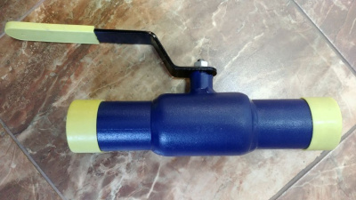 Кран шаровой приварной стальной 11с67п Ду 15 Ру 40 стандартный проход