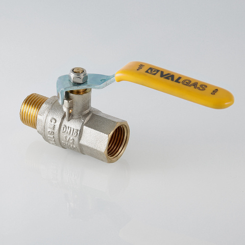 Кран шар. газ. VALGAS, стальная рукоятка 1/2" Резьба внутрення -наружная VALTEC VT.272.N.04 