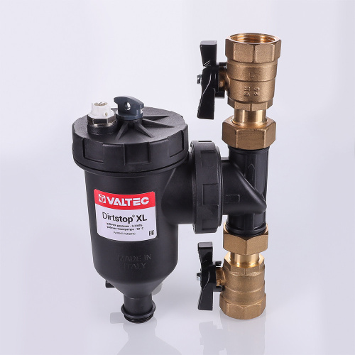 Фильтр-дешламатор с пластиковым корпусом (Dirstop XL, модель 2022), 1" VT.382.BX.06 VALTEC