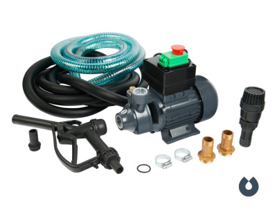 Насос для дизельного топлива BADT40S1 220В, мощность 370 В, 40 л/мин, вес 8,3 кг UNIPUMP 44904