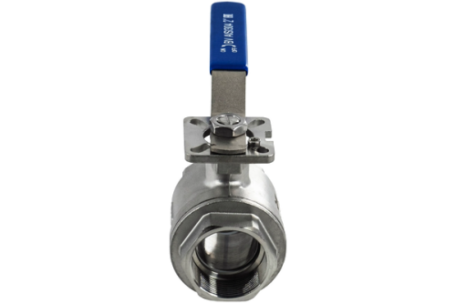 Кран шаровый  вр/вр под привод 1/2" Ду 15 PN64 AISI 304 нержавеющей стали