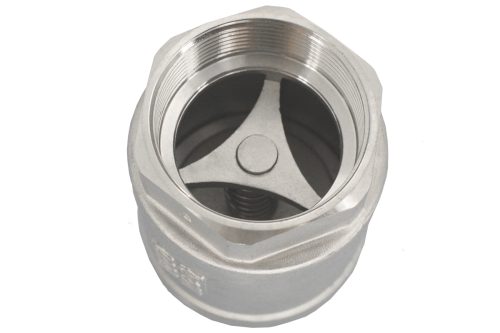 Клапан обратный муфтовый прямой 1" (DN25) AISI304 (CF8), PN64