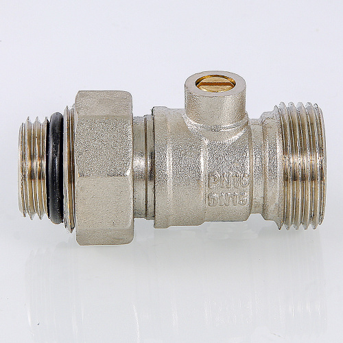 Клапан для нижнего подключения3/4"радиатора(в комплекте с адаптером 1/2евроконус)  мультифлексVALTEC