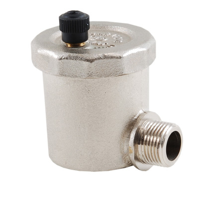 Воздухоотводчик автоматический  3/8" угловой никелированный. Резьба наружняя ITAP