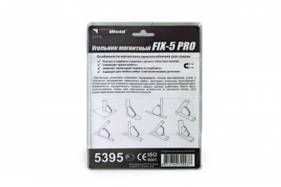 Угольник магнитный  FIX-5Pro (30/45/60/75/90/135 град, до 34 кг) FoxWeld