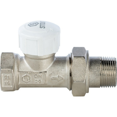 Клапан термостатический прямой 3/4" со сгоном. Резьба внут - нар  SVT 0003 000020 STOUT