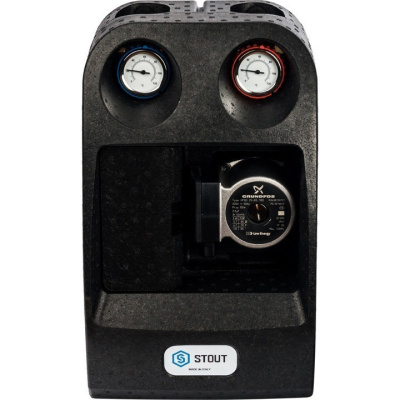 Насосная группа с термостатическим смесительным клапаном 1" в изоляции SDG-0002-002502 STOUT