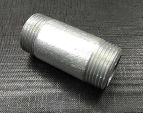 Бочонок стальной оцинкованный Ø 1''          резьба - Ду (25 мм условного прохода трубы)            