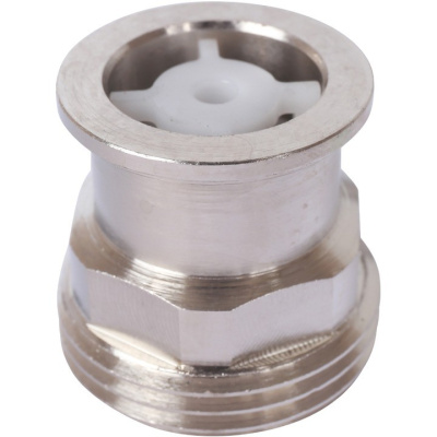 Разъемное соединение 1 внутр-внутр резьба с плоским упл, и обратным клапаном SDG-0019-020025 STOUT