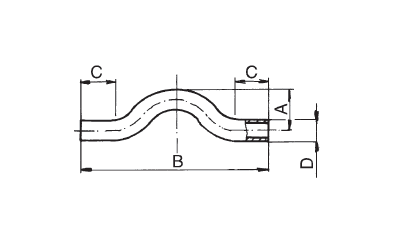 Обвод полипропиленовый DN 20 * 90                          FV-Plast Чехия (серый)             233020